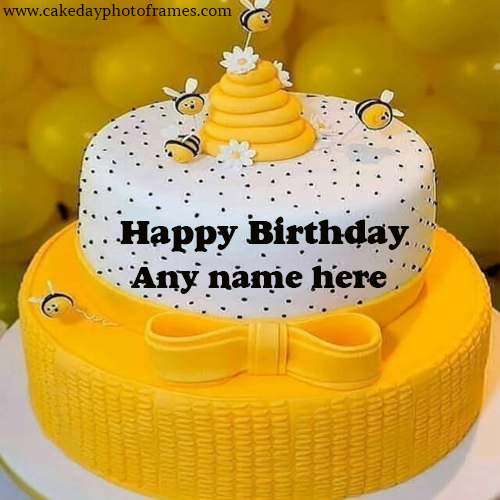 Happy Birthday Cake With Name Free Download Cakedayphotoframes