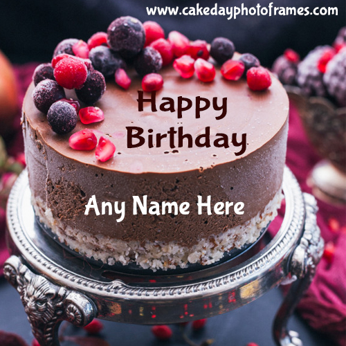 Special Happy Birthday Cake with Name for free | cakedayphotoframes