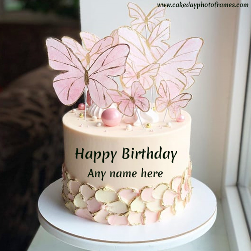 Generate newly designed Happy Birthday Greeting cake images with Name ...