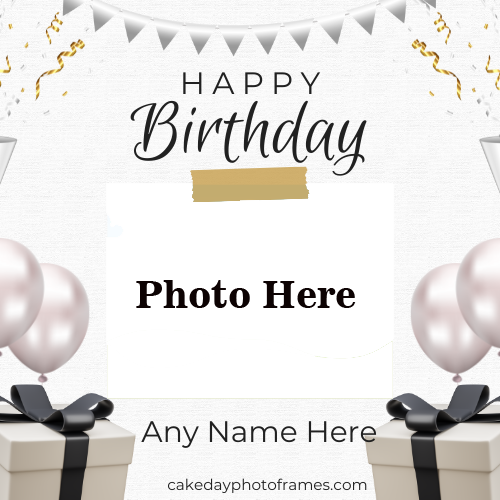 Create Stunning Happy Birthday Wishes with Personalized Photo Frames