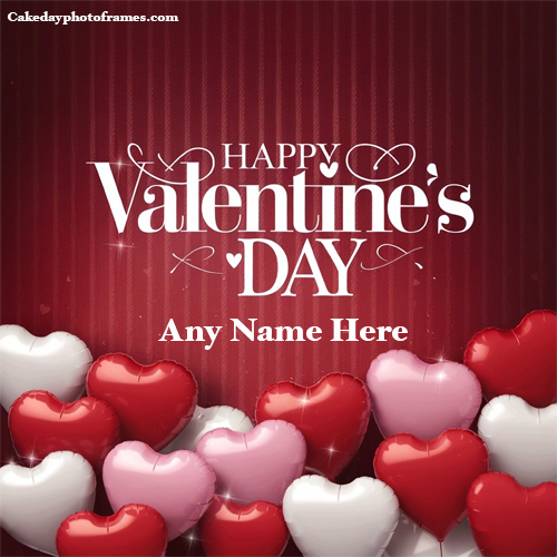 Create Free Personalized Valentines Day 2025 Card with Name