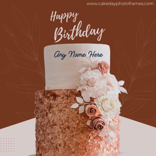 Customize Your Happy Birthday Cake with Name Online Free and Easy