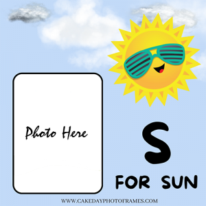 S for Sun Word Photoframe - A Fun and Educational Way for Kids to Learn