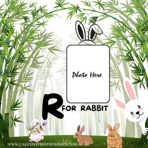 R for Rabbit Photo Frame - A Fun And Educational Way For Kids To Learn