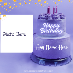 Free Happy Birthday Wishing Cake with Name and Picture