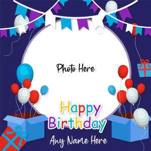 Customized Happy Birthday Cards with Names and Photos Free Online Editor