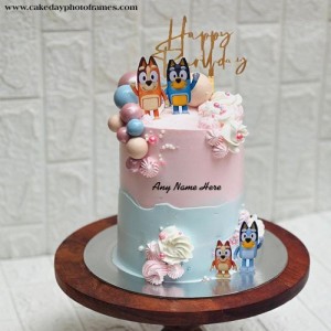 Giant Birthday Wishing Cake with Personalized Name Free Custom Cakes